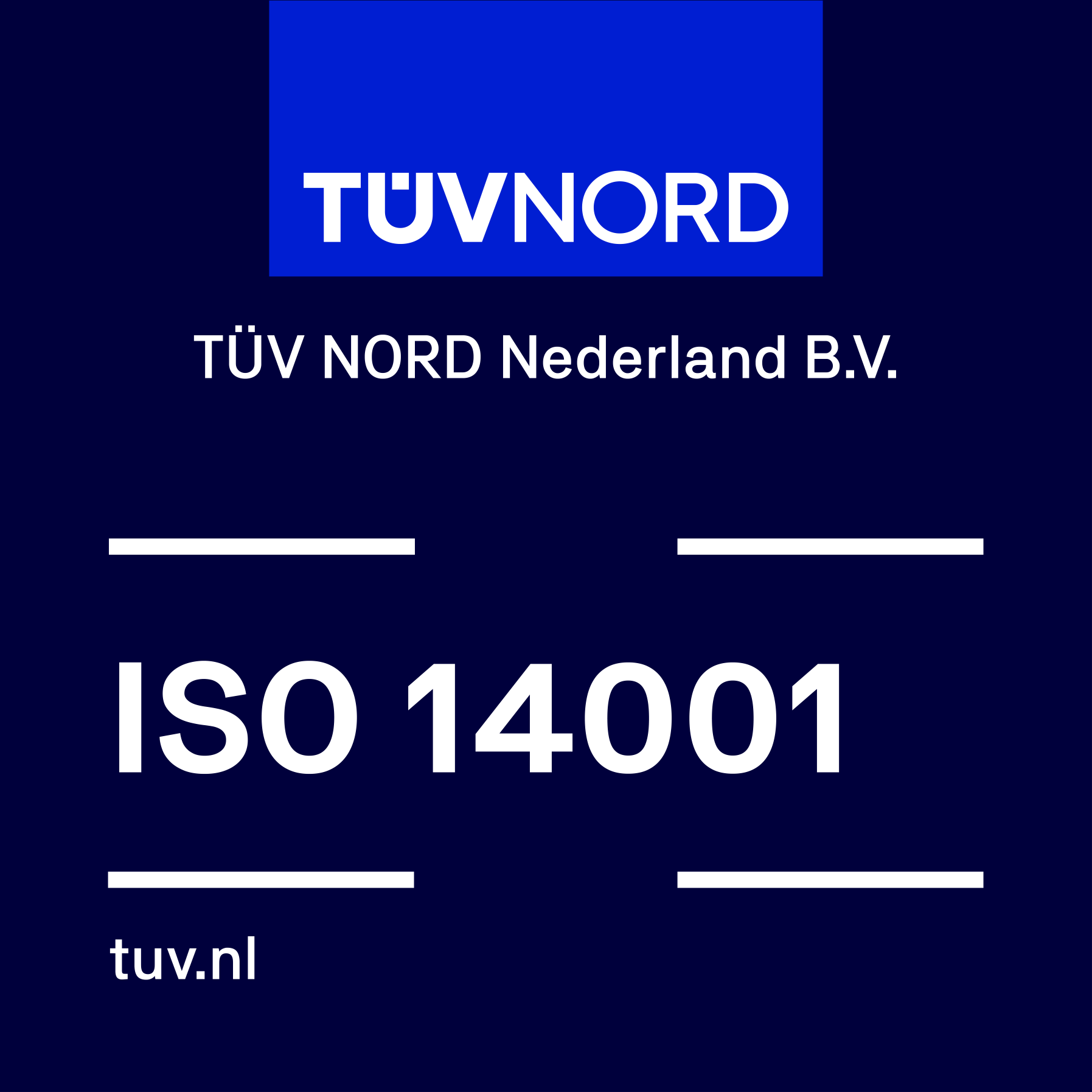 Logo TUV ISO 14001