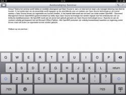 Afbeelding: 5/6 5. OpenIMS op iPad Docs To Go