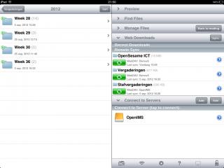 Afbeelding: 3/4 3. OpenIMS - iPad - Folder navigatie